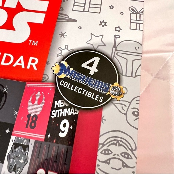 NEW Star Wars Advent Calendar 24 surprises 4 Mashems collectibles assorted candy - Picture 4 of 7